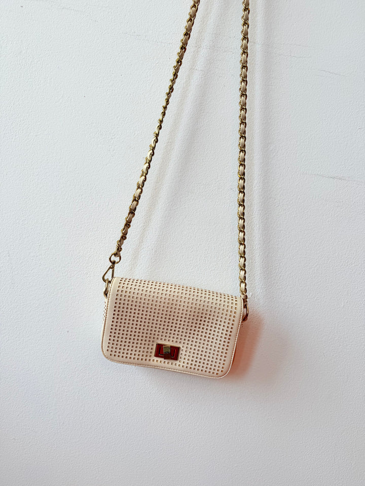 Off White Crossbody/ Handbag