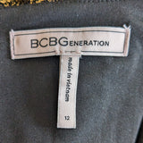 BCBGeneration Gold Dress Size 12