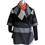Line Striped Coat Size XS