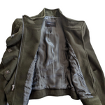 BCBGB Wool Moto Jacket Size Medium
