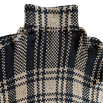 St John Plaid Poncho Size Medium
