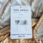 Free People Rose Gold Windbreaker Size Medium NWT