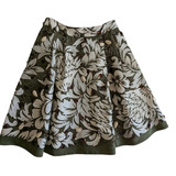 Oscar de la Renta Vintage Silk Skirt Suit Size 2/4