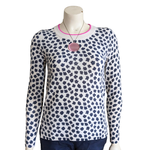 J. Crew Scattered Daisies Cashmere Sweater Size XXS