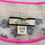 J. Crew Scattered Daisies Cashmere Sweater Size XXS