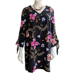 Express Black Floral Dress Size Medium