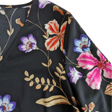 Express Black Floral Dress Size Medium