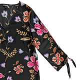 Express Black Floral Dress Size Medium