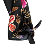Express Black Floral Dress Size Medium