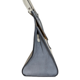 Christian Laurier Color Block Leather Bag