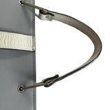 Christian Laurier Color Block Leather Bag