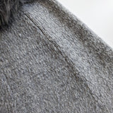 MICHAEL Michael Kors Poncho with Faux Fur Trim Size S/M
