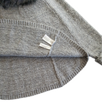 MICHAEL Michael Kors Poncho with Faux Fur Trim Size S/M