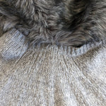 MICHAEL Michael Kors Poncho with Faux Fur Trim Size S/M