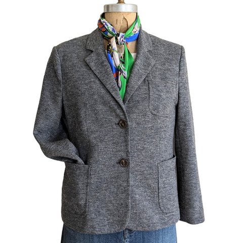 Cartonnier Grey Flannel Blazer Size 8