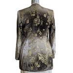 Escada Margaretha Ley Velvet Blazer Size 34
