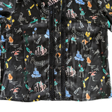 Gracia Print Tie Neck Blouse Size Small