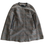 J. Crew Saddle Seagrass Wool Poncho/Cape Size M/L NWT