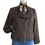 The Limited Faux Suede Moto Jacket Size Large