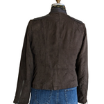 The Limited Faux Suede Moto Jacket Size Large