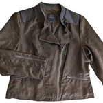 The Limited Faux Suede Moto Jacket Size Large