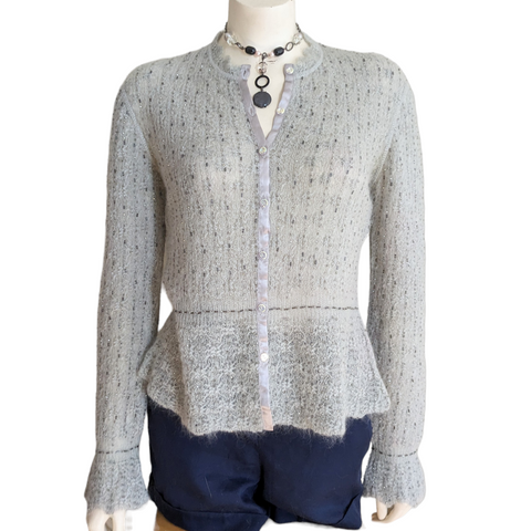 EMANUEL Emanuel Ungaro Beaded Cardigan Size Small