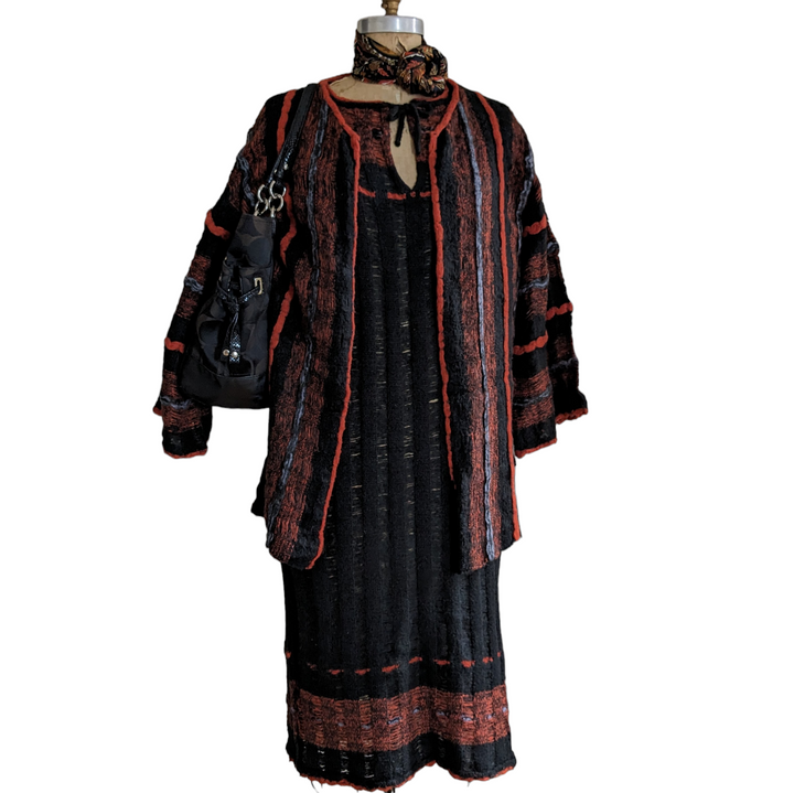 Design It Vintage Knit Open Cardigan Size M/L