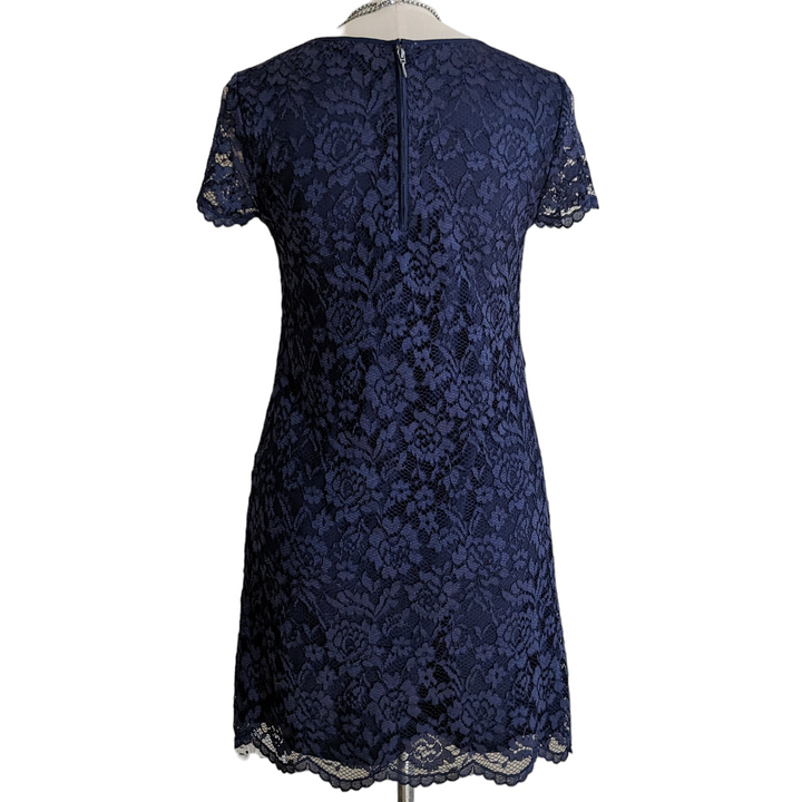 Cynthia Steffe Navy Lace Cocktail Dress Size 8