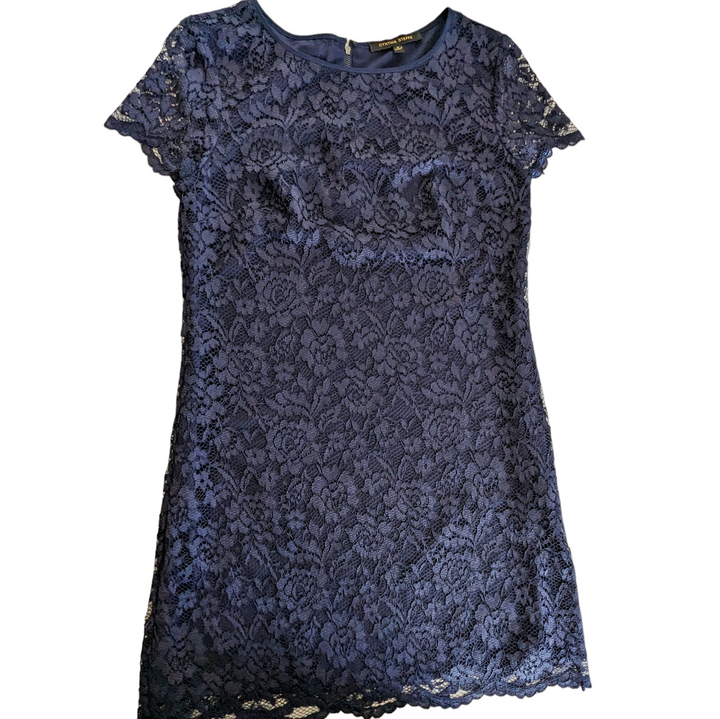 Cynthia Steffe Navy Lace Cocktail Dress Size 8