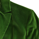 Talbots Green Velvet Blazer Size 12P