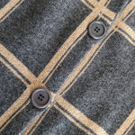 Bartolini Checkered Cardigan Size Small
