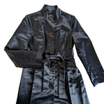 MICHAEL Michael Kors Satin Trench Coat Size Medium