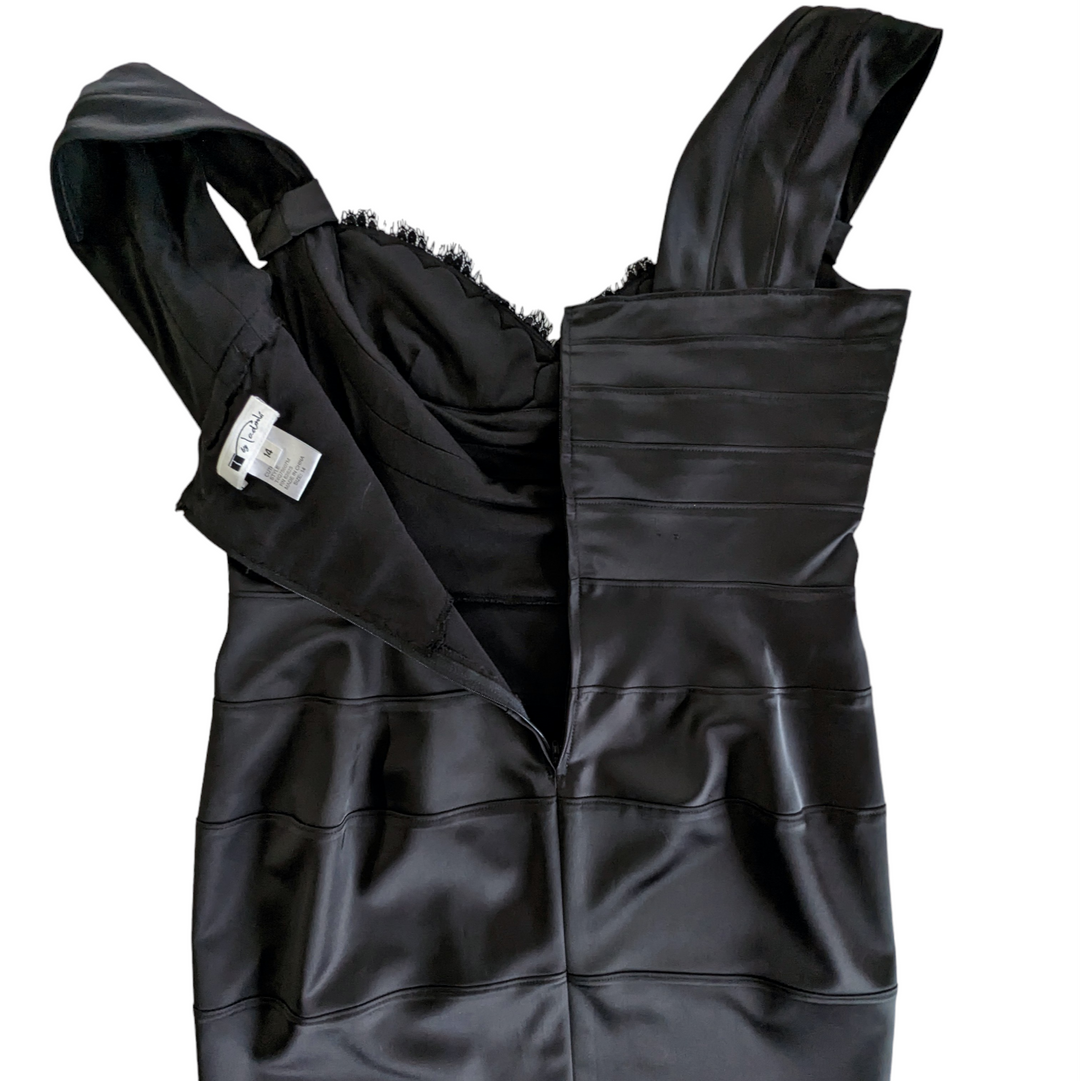 Tadashi Shoji Black Cocktail Dress Size 14