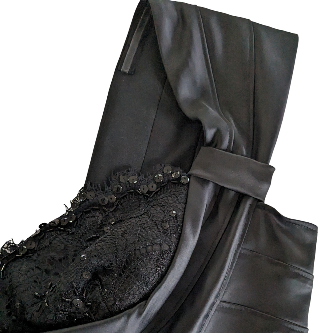 Tadashi Shoji Black Cocktail Dress Size 14