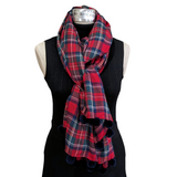 Vineyard Vines Red Plaid Scarf