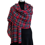 Vineyard Vines Red Plaid Scarf