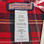Vineyard Vines Red Plaid Scarf