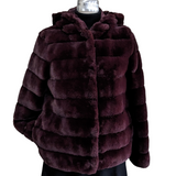 Christian Siriano Faux Fur Coat Size Small