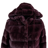 Christian Siriano Faux Fur Coat Size Small