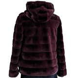 Christian Siriano Faux Fur Coat Size Small