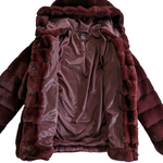 Christian Siriano Faux Fur Coat Size Small
