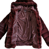 Christian Siriano Faux Fur Coat Size Small