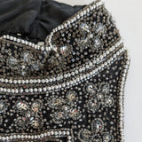 Adrianna Papell Beaded Evening Top Size Petite Medium