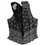 Adrianna Papell Beaded Evening Top Size Petite Medium