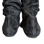 UGG Black Suede Boots Size 7.5