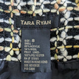 Tara Ryan Tweed Open Blazer Size 8