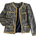 Tara Ryan Tweed Open Blazer Size 8