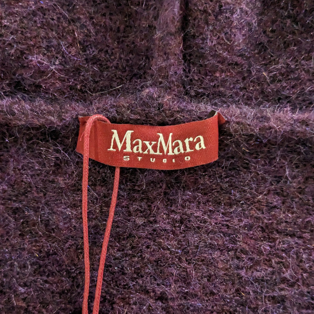 MaxMara Studio Hooded Lightweight Coat Size Small