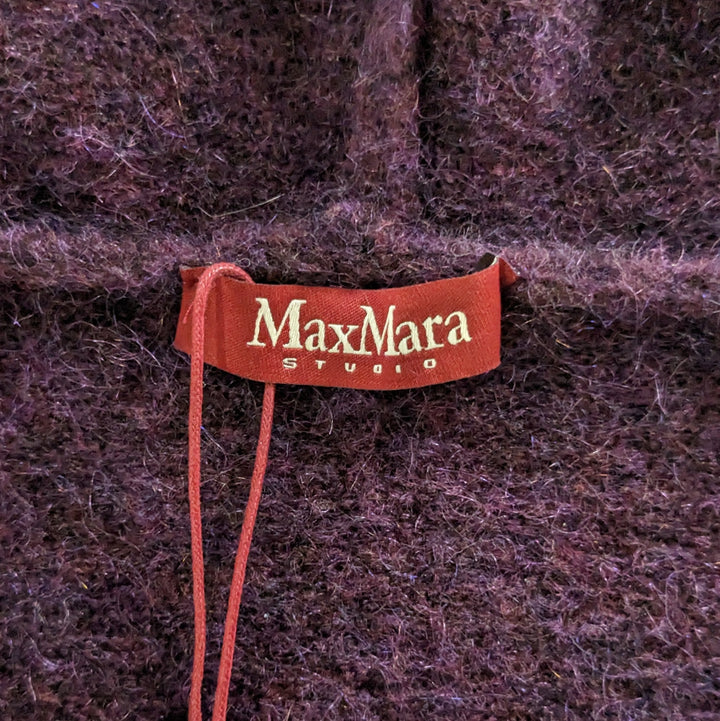 MaxMara Studio Hooded Lightweight Coat Size Small