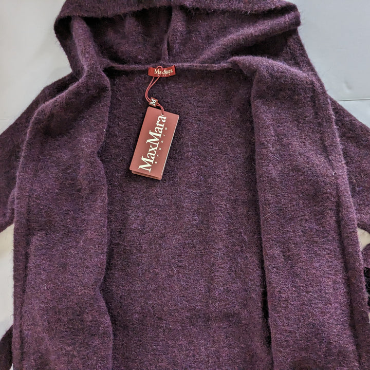 MaxMara Studio Hooded Lightweight Coat Size Small